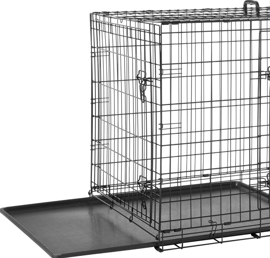 Frisco Fold & Carry Double Door Collapsible Wire Dog Crate